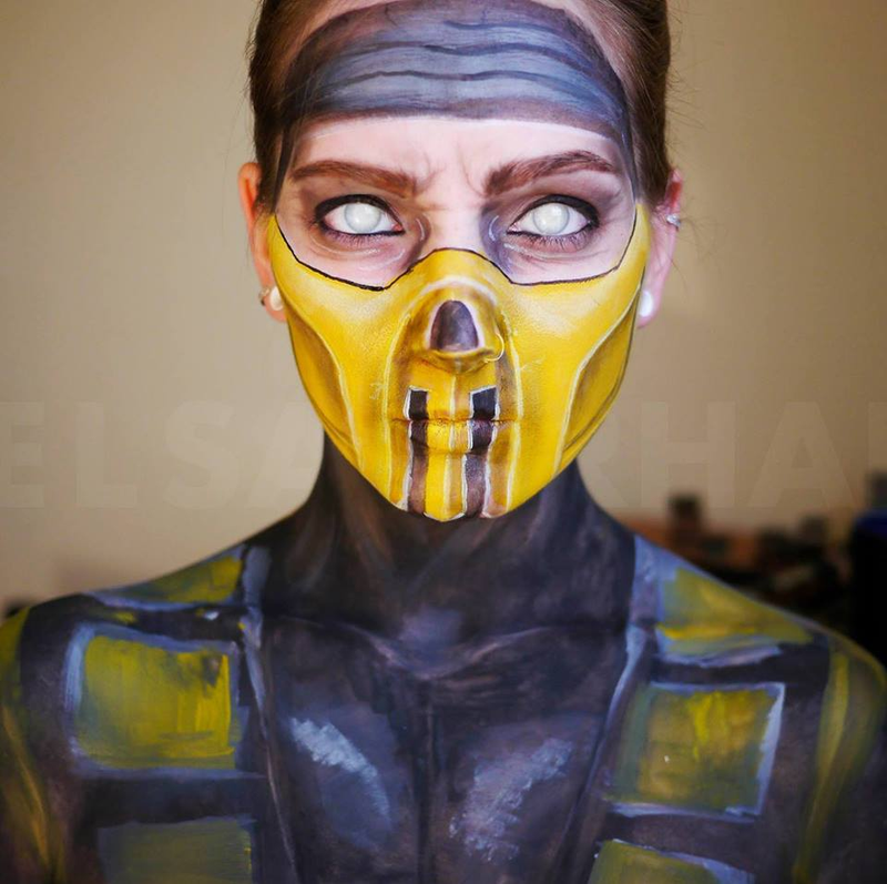 Illustration for article titled Woman completely transforms her face with make up